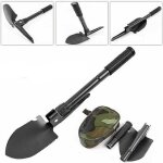 Pelle pliante multifonction scie pioche survie camping randonnée + housse militaire Pelle pliante multifonction scie pioche survie camping randonnée + housse militaire