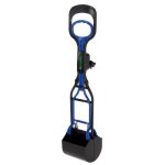 Pelle ramasse crottes - kerbl - clean up - bleu / noir - 71x13x14 cm - distributeur de sachets Pelle ramasse crottes - kerbl - clean up - bleu / noir - 71x13x14 cm - distributeur de sachets