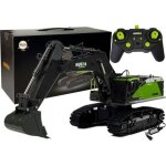 Pelleteuse t�l�command�e huina 1593 1:14 - lean sport verte / noire rc pour enfant d�s 8 ans