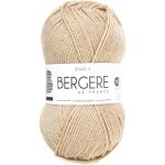 Pelote de laine - beige - 50% laine 50% acrylique - bergre de france - idale 4