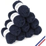 10 pelotes de laine - crpuscule - 100% acrylique - bergre de france - barisienne 7