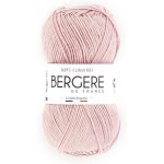 Pelote de laine - blush - 100% coton bio - 3mm - tricot et crochet - bergre de france
