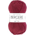 Pelote de laine - bordeaux - 100% coton bio - 3mm - tricot et crochet - bergre de france