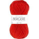 Pelote de laine - vermeille - 100% coton bio - 3mm - tricot et crochet - berg�re de france