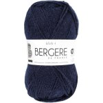 Pelote de laine - marine - 50% laine 50% acrylique - bergre de france - idale 4