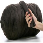 Pelote de laine m�rinos - sightmark - 100% laine m�rinos - 100g - marron - �paisseur 4 - 5 cm - fil pour ...