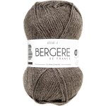 Pelote de laine - taupe - 50% laine 50% acrylique - bergre de france - idale 4