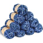Pelotes de laine � tricoter d�grad� - sightmark - multicolore - 450 g - 10 pelotes - 80% coton 20% fibre ...