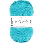 Pelote de laine - turquoise - 50% laine 50% acrylique - berg�re de france - id�ale 4