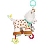 Peluche d'activits vulli - micro velours - crochet de fixation poussette ou lit bb