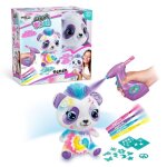 Peluche airbrush panda  personnaliser - peluche spray art avec feutres et pochoirs - ofg 257 - canal ...
