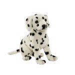 Peluche - anima - dalmatien - 30 cm - noir et blanc - mixte