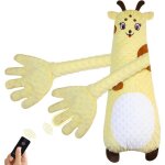 Peluche apaisante pour b�b� adorable doudou animal pour filles et gar�ons figurine en peluche avec une ...