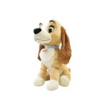 Peluche belle la belle et le clochard geante xxl disney sonore 50 cm
