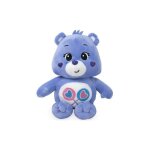 Peluche bisounours tougentille mauve avec 2 coeurs 28 cm - peluche licence - doudou enfant - ours
