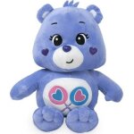 Peluche bisounours tougentille mauve avec 2 coeurs 44 cm - peluche licence - doudou enfant - ours