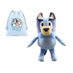 Peluche bluey avec sac � cordon