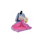 Peluche bourriquet 25 cm avec mouchoir rose et violet - doudou licence disney winnie - bbe - nouveaut ...
