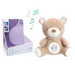Peluche bruit blanc bebe et veilleuse musicale et lumineuse jouet b�b� projecteur avec 10 berceuses pour ...