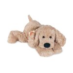 Peluche - chien souple - beige - 40 cm - int�rieur - mixte