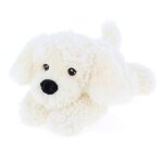 Peluche chiot bichon eco responsable keeleco