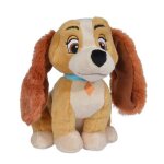 Peluche - disney - la belle et le clochard - 20 cm - ultra douce - mixte