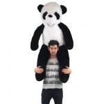 Peluche g�ante panda - 130 cm - bananair - fabriqu� en france