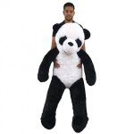 Peluche g�ante panda - 160 cm - bananair - fabriqu� en france