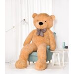 Peluche géante xxl classico 250 cm beige - mi? gustaw - ours en peluche Peluche géante xxl classico 250 cm beige - mi? gustaw - ours en peluche
