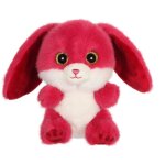 Peluche - gipsy toys - lapin cutydoos 13 cm - couleur framboise - ruby Peluche - gipsy toys - lapin cutydoos 13 cm - couleur framboise - ruby