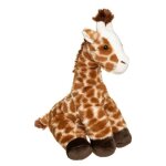 Peluche enfant  girafe  32cm naturel