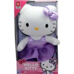 Peluche - gptoys - hello kitty - hkt121 - modle robe satin violette - 30 cm - ds 3 ans