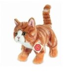 Peluche - hermann teddy - chat roux - 20 cm - lavable 30 - conforme aux normes ce