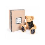 Peluche - histoire dours - ours marron clair - mixte - enfant - 25 cm