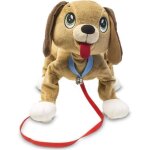 Les toufous chien marron - peluche interactive