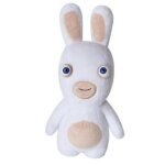 Peluche lapin cretin yeux bleu 20 cm