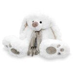 Peluche - kalidou - lapin gant xxl - 80 cm - blanc - mixte