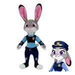Peluche lapin judy univers zootopia police 38 cm - doudou dessin anime jouet enfant adolescent adulte ...