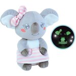 Peluche lumineuse liminou cally mimi koala - jemini - � 22 cm - gris - bleu gris et rose - mixte
