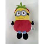Peluche - minions - jerry tomate - 20 cm - jaune - rouge