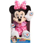 Peluche minnie sonore et lumineuse - disney - 30 cm - rose et noir Peluche minnie sonore et lumineuse - disney - 30 cm - rose et noir