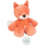 Peluche musicale - nattou - renard orange mini fanny & oscar - stimule le sens - id�al pour b�b�