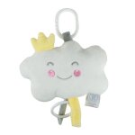 Peluche musicale nuage essenciel 18cm blanc