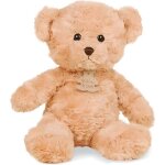 Peluche ours clin miel 21 cm - histoire dours - mixte - enfant - beige