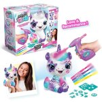 Peluche � personnaliser licorne - airbrush �lectrique avec pochoirs et feutres canal toys