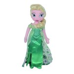 Peluche - disney princesses - elsa - 25 cm - vert - pour enfants  partir de 3 ans