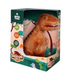 Peluche t - rex  fonction - gipsy toys - rexor - 38 cm - marron