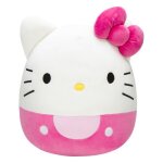 Peluche - squishmallows - peluche 30cm hello kitty rose Peluche - squishmallows - peluche 30cm hello kitty rose