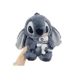 Peluche stitch 35 cm �dition sp�ciale gris - cadeau parfait pour les amoureux de disney