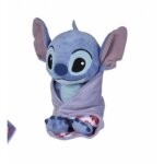 Peluche stitch avec couverture 25 cm